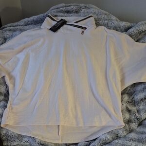 Creation 🖤 Oversized Chic Cream Women's Sweatshirt (367)